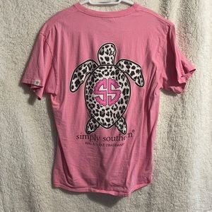 Simply southern sea turtle shirt